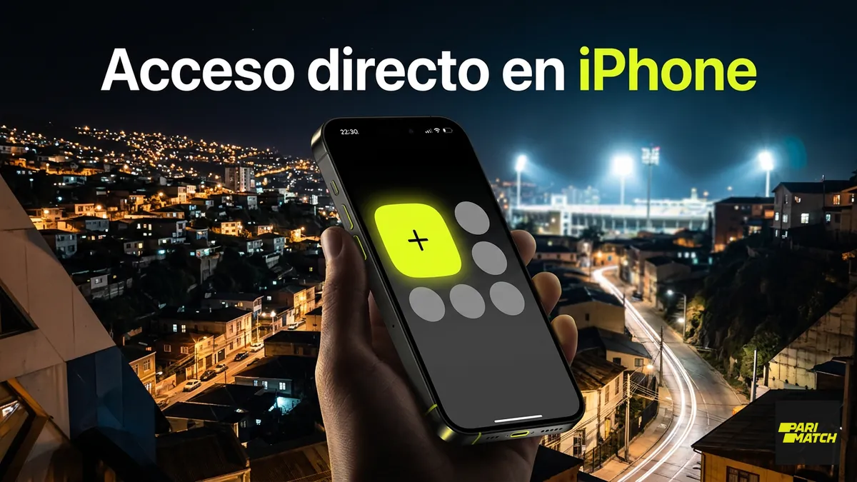 Cómo agregar Parimatch a la pantalla de inicio del iPhone