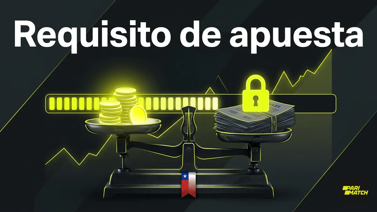 Balanza con el requisito de apuesta del bono de Parimatch en Chile