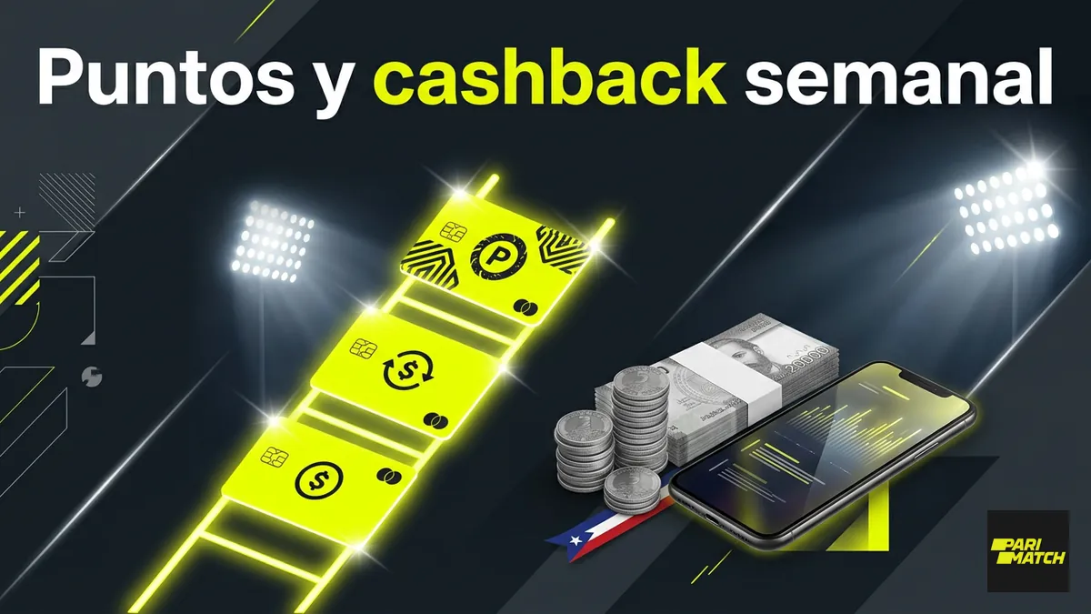 Puntos de lealtad y cashback semanal al jugar tragamonedas en Parimatch Chile