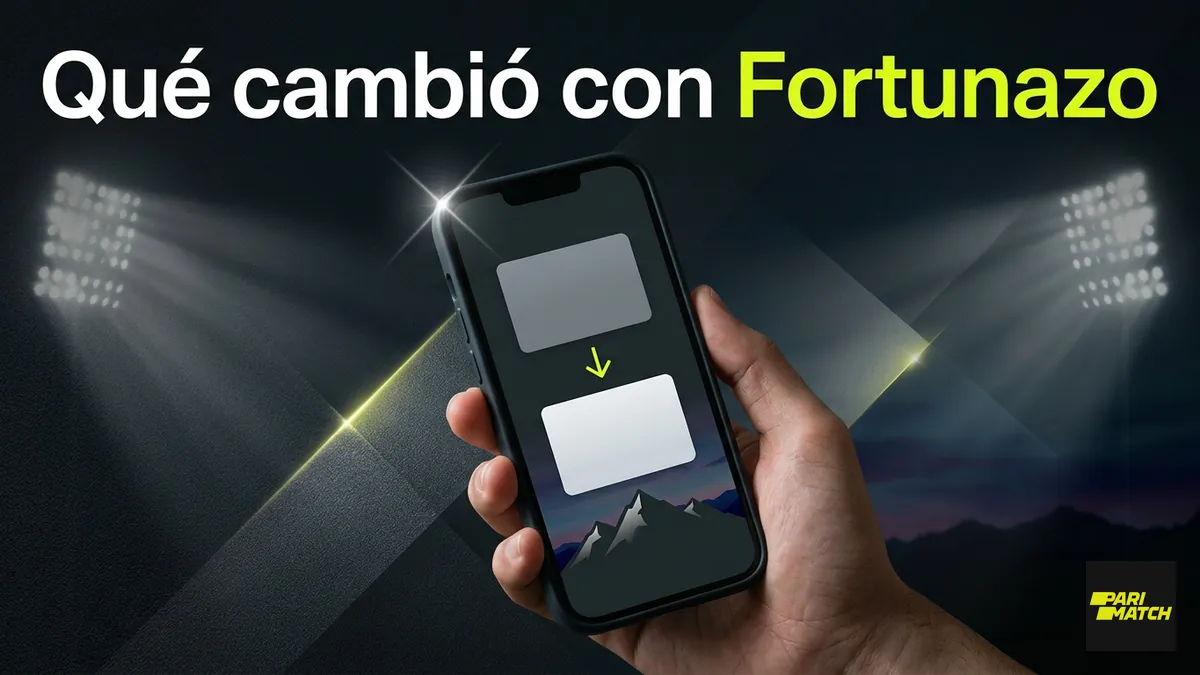 Qué cambió en el sitio oficial de Parimatch con Fortunazo